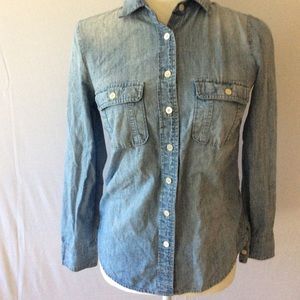 J. Crew jacket blue denim Women's Sz 0